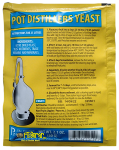Prestige Pot Distillers yeast 02